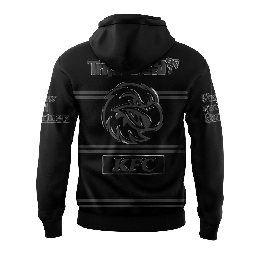 Limited Edition Manly Sea Eagles Back In Black Hoodie