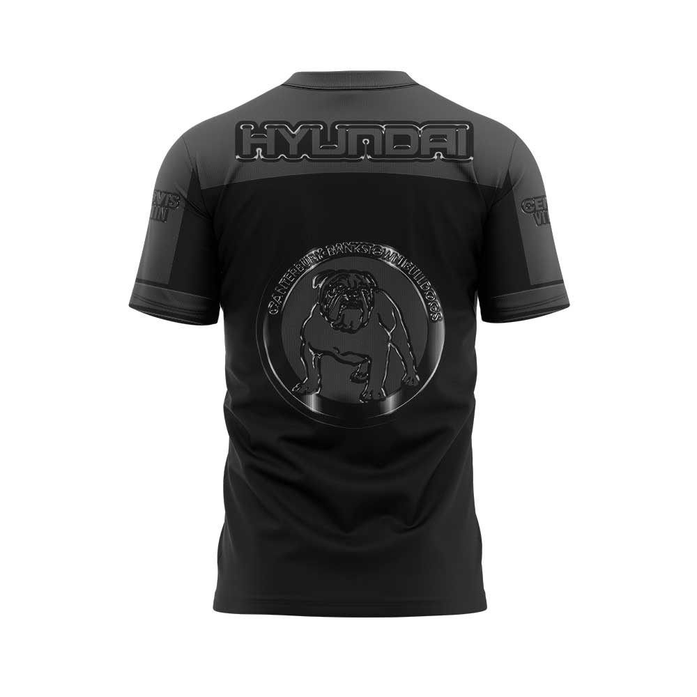 Limited Edition Canterbury Bulldogs Back In Black 1995 Uniform Shirt