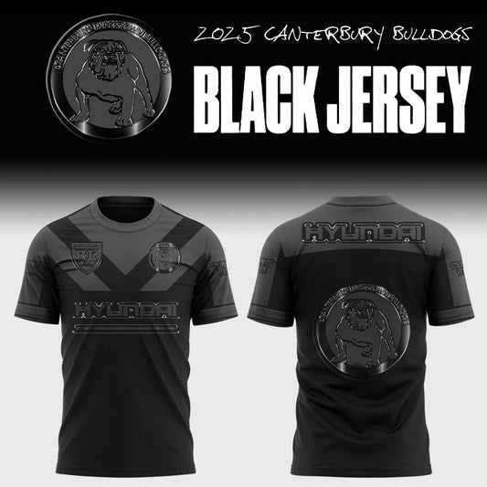 Limited Edition Canterbury Bulldogs Back In Black 1995 Uniform Shirt