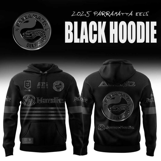 Limited Edition Parramatta Eels Back In Black Hoodie