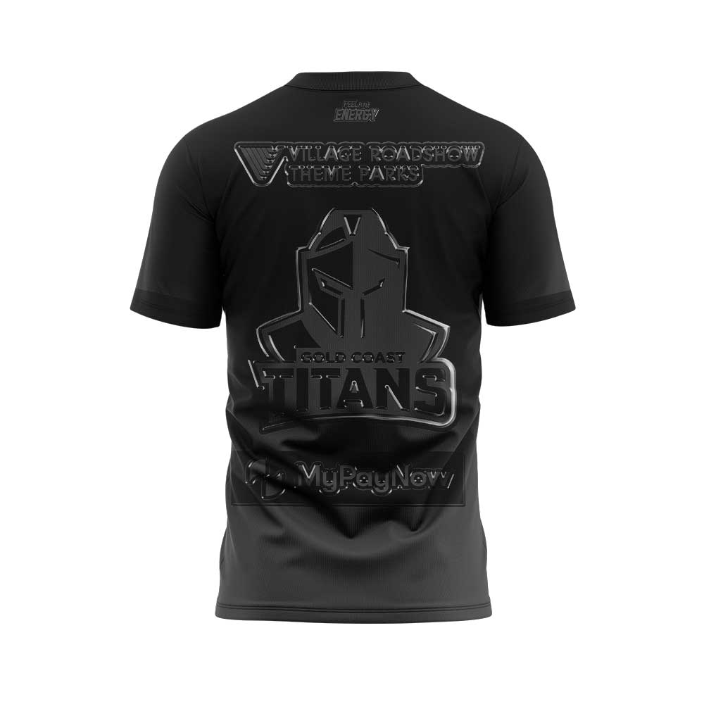 Limited Edition Gold Coast Titans Back In Black Uniform Shirt