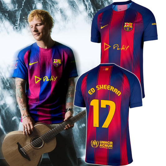 FC Barcelona Launches Ed Sheeran ‘Play’ Kit for El Clásico Jersey 2025