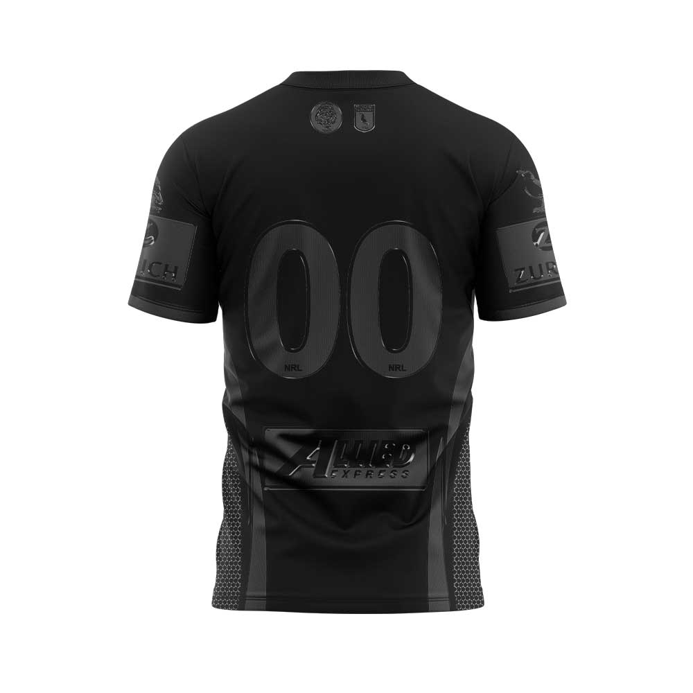 Limited Edition Wests Tigers Back In Black Uniform Tshirt