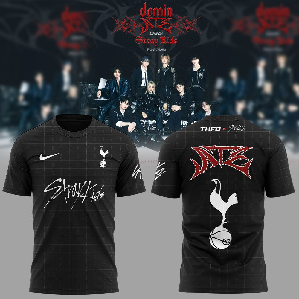 Limited Edition Tottenham Hotspur x Stray Kids Show Black TShirt