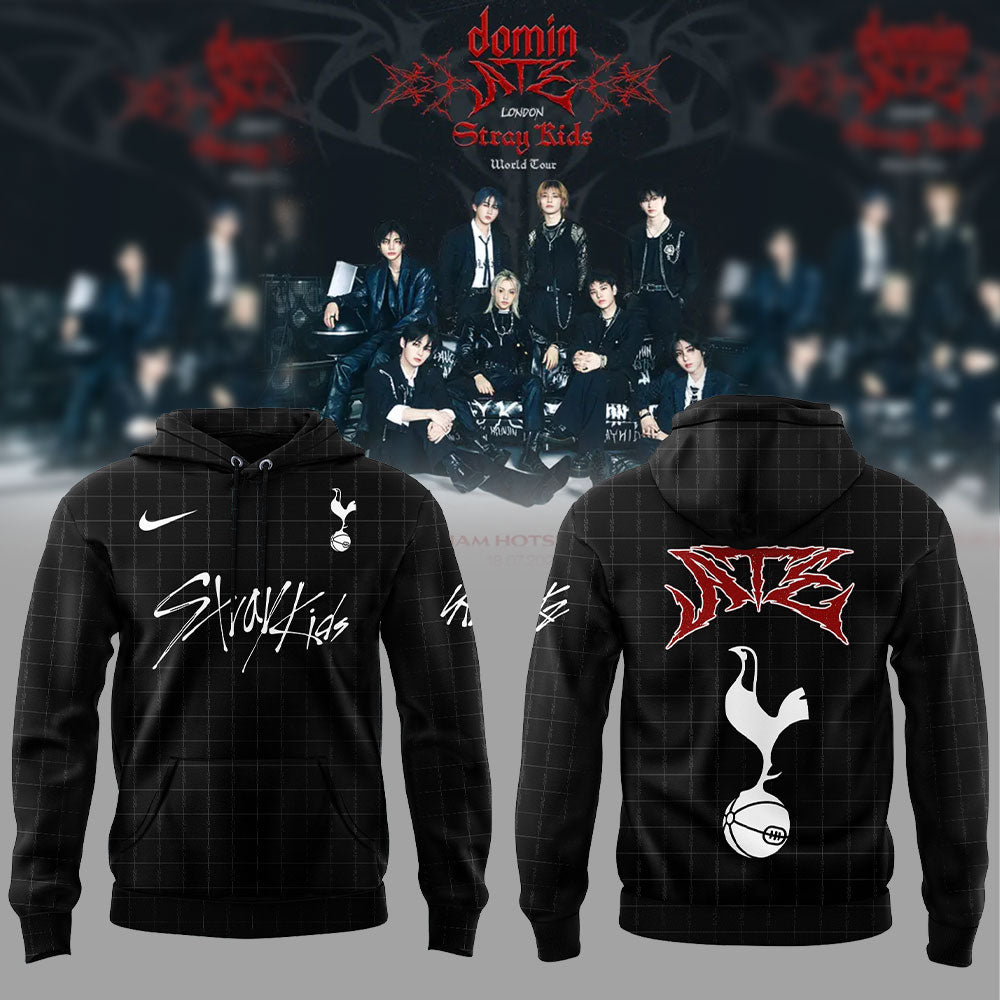 Limited Edition Tottenham Hotspur x Stray Kids Show Black Hoodie