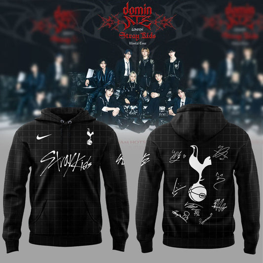 Limited Edition Tottenham Hotspur x Stray Kids Show Black Hoodie
