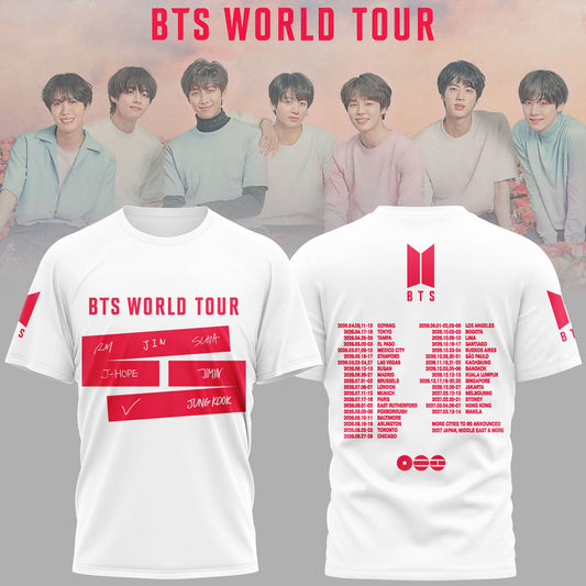 BTS World Tour 2026 Limited Edition Combo Shirt