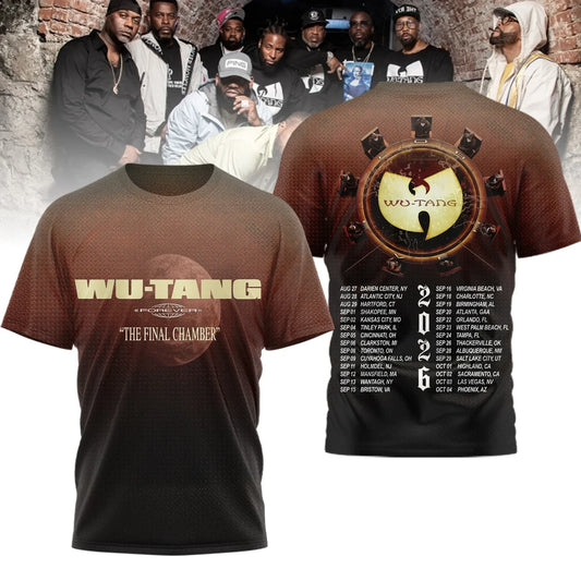3D All Over Printed Wu-Tang Clan “Forever – The Final Chamber” Limited Edition Tshirt
