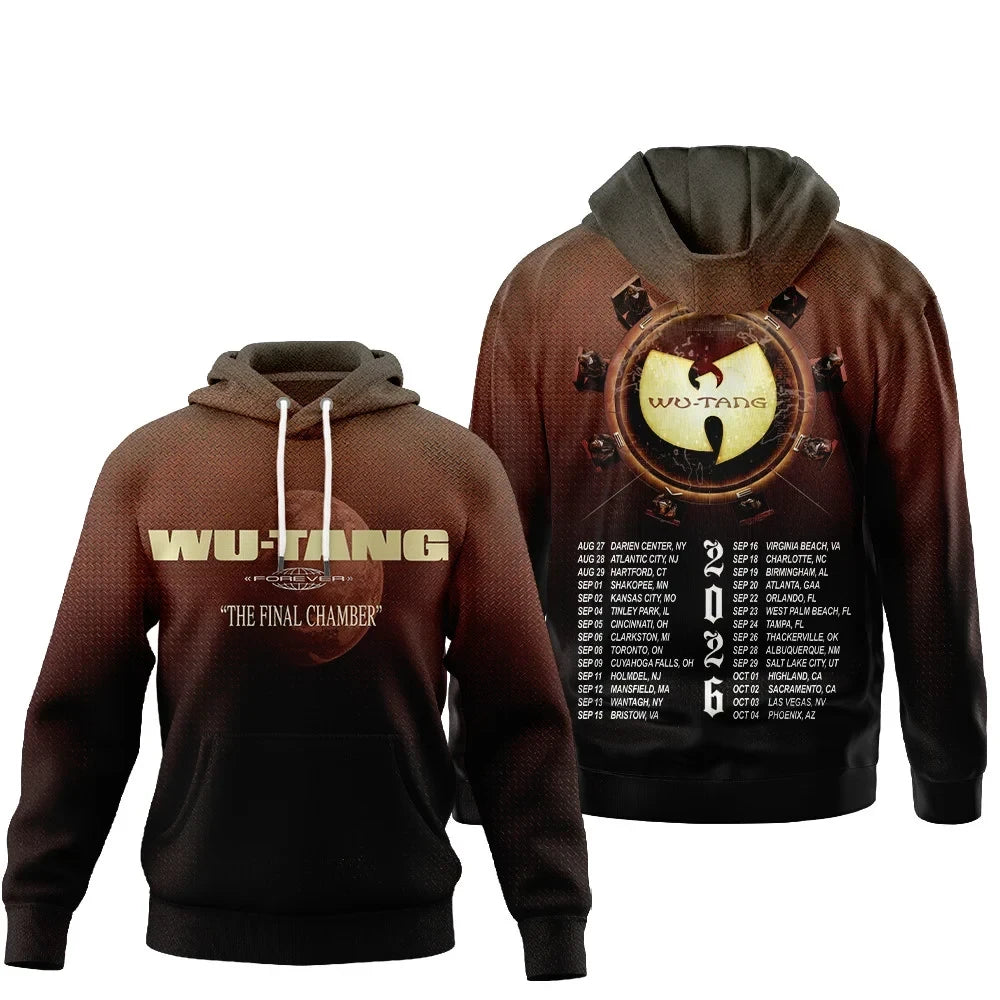 3D All Over Printed Wu-Tang Clan “Forever – The Final Chamber” Limited Edition Hoodie