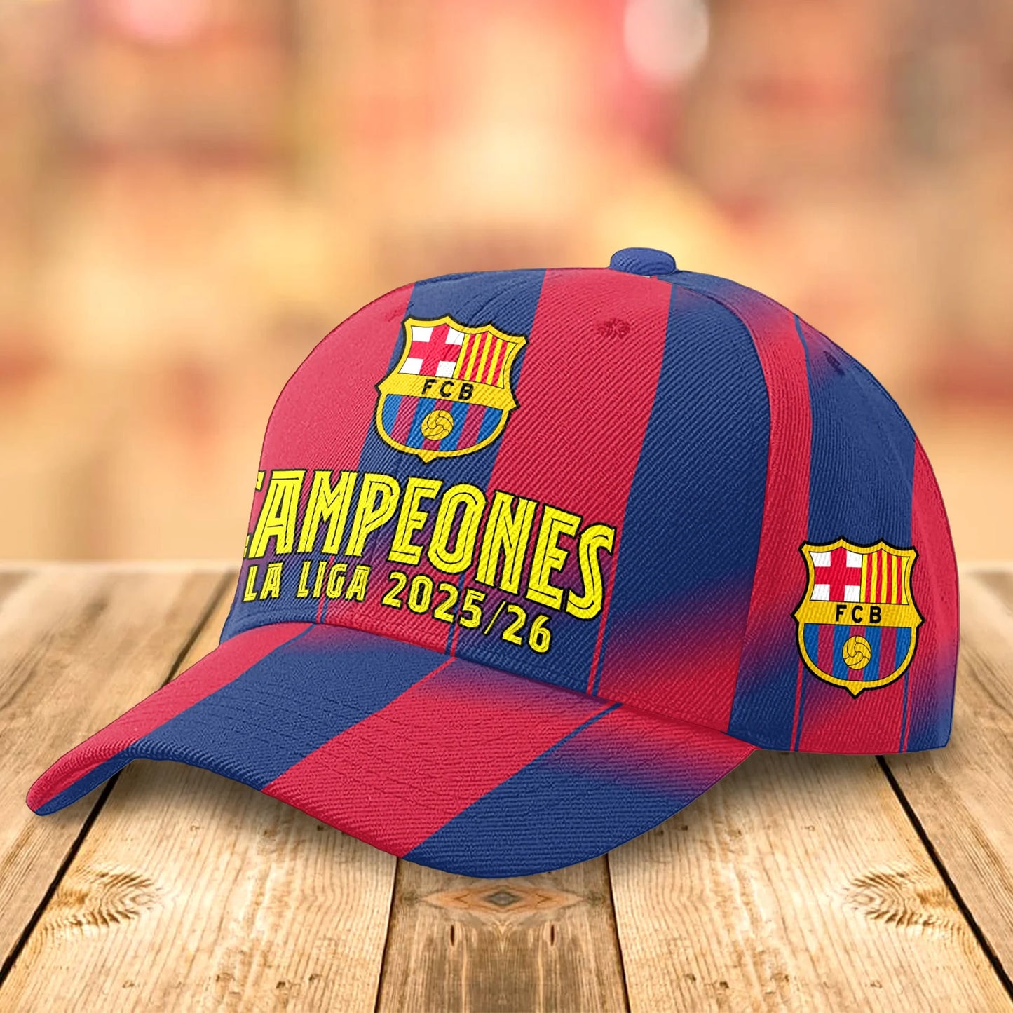 FC Barcelona Campeones La Liga 25/26 3D Apparel T-Shirt