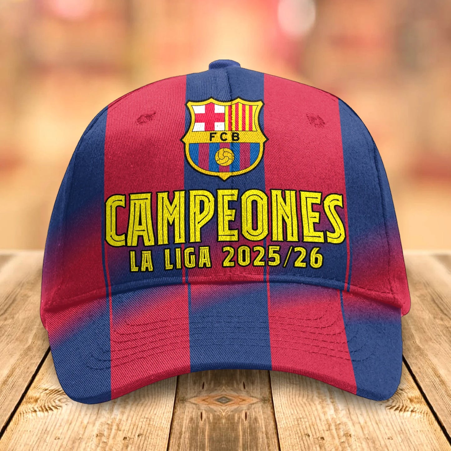 FC Barcelona Campeones La Liga 25/26 3D Apparel T-Shirt