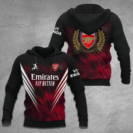 Arsenal F.C Champions League Final 2026 3D Apparel Hoodie