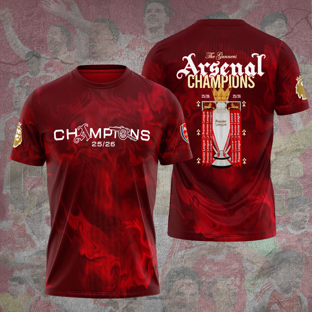 Arsenal F.C Premier League champions 25/26 T-SHIRT