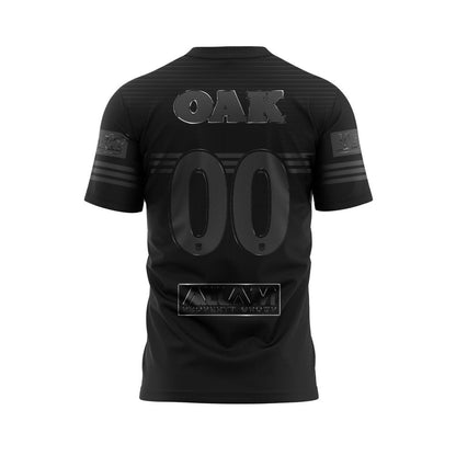 Limited Edition Penrith Panthers Back In Black Uniform Shirt Custom Number For Fans