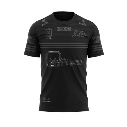 Limited Edition Penrith Panthers Back In Black Uniform Shirt Custom Number For Fans