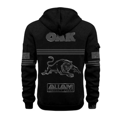 Limited Edition Penrith Panthers Back In Black Zip Hoodie