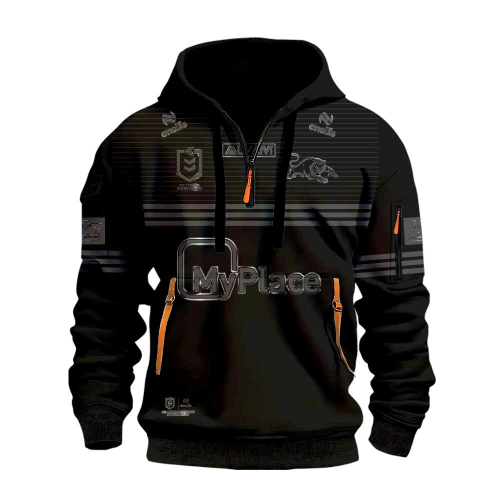 Limited Edition Penrith Panthers Back In Black Zip Hoodie
