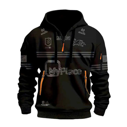 Limited Edition Penrith Panthers Back In Black Zip Hoodie