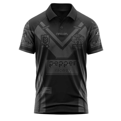 Limited Edition Wests Tigers Back In Black Polo