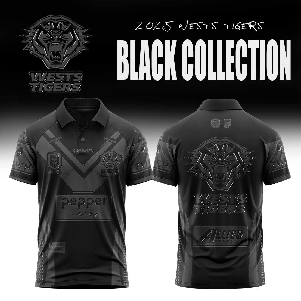 Limited Edition Wests Tigers Back In Black Polo