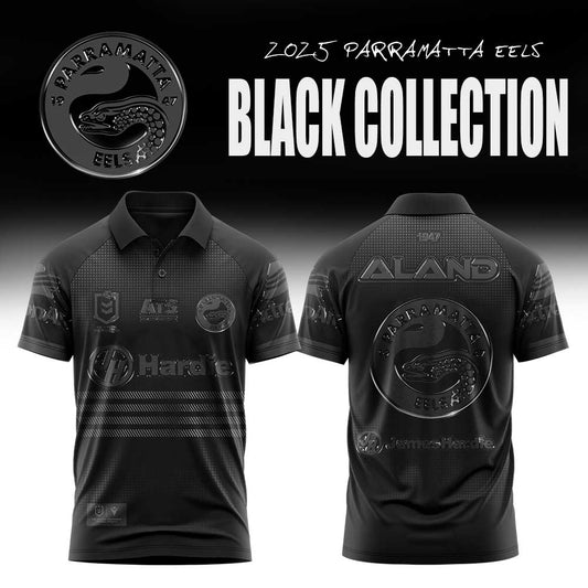 Limited Edition Parramatta Eels Back In Black Polo
