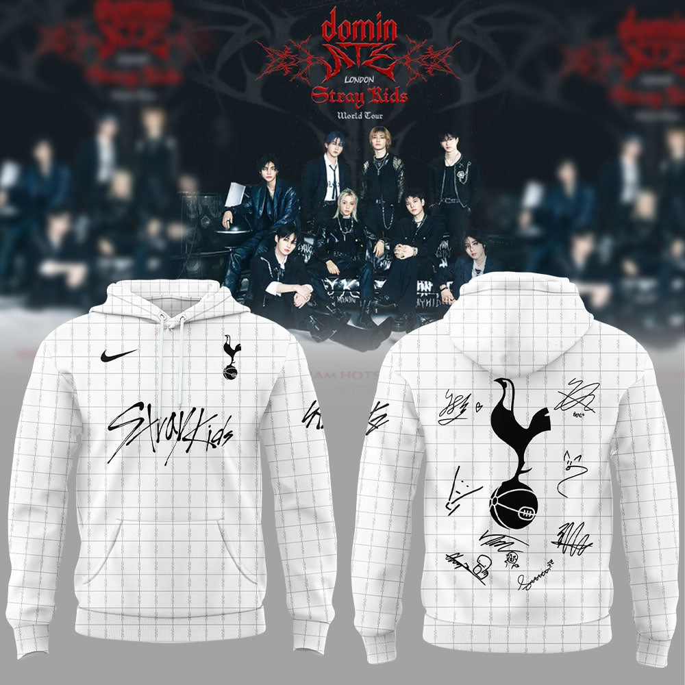 Limited Edition Tottenham Hotspur x Stray Kids Show Black Hoodie