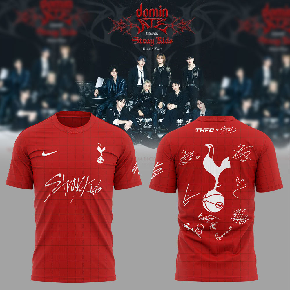 Limited Edition Tottenham Hotspur x Stray Kids Show Black TShirt