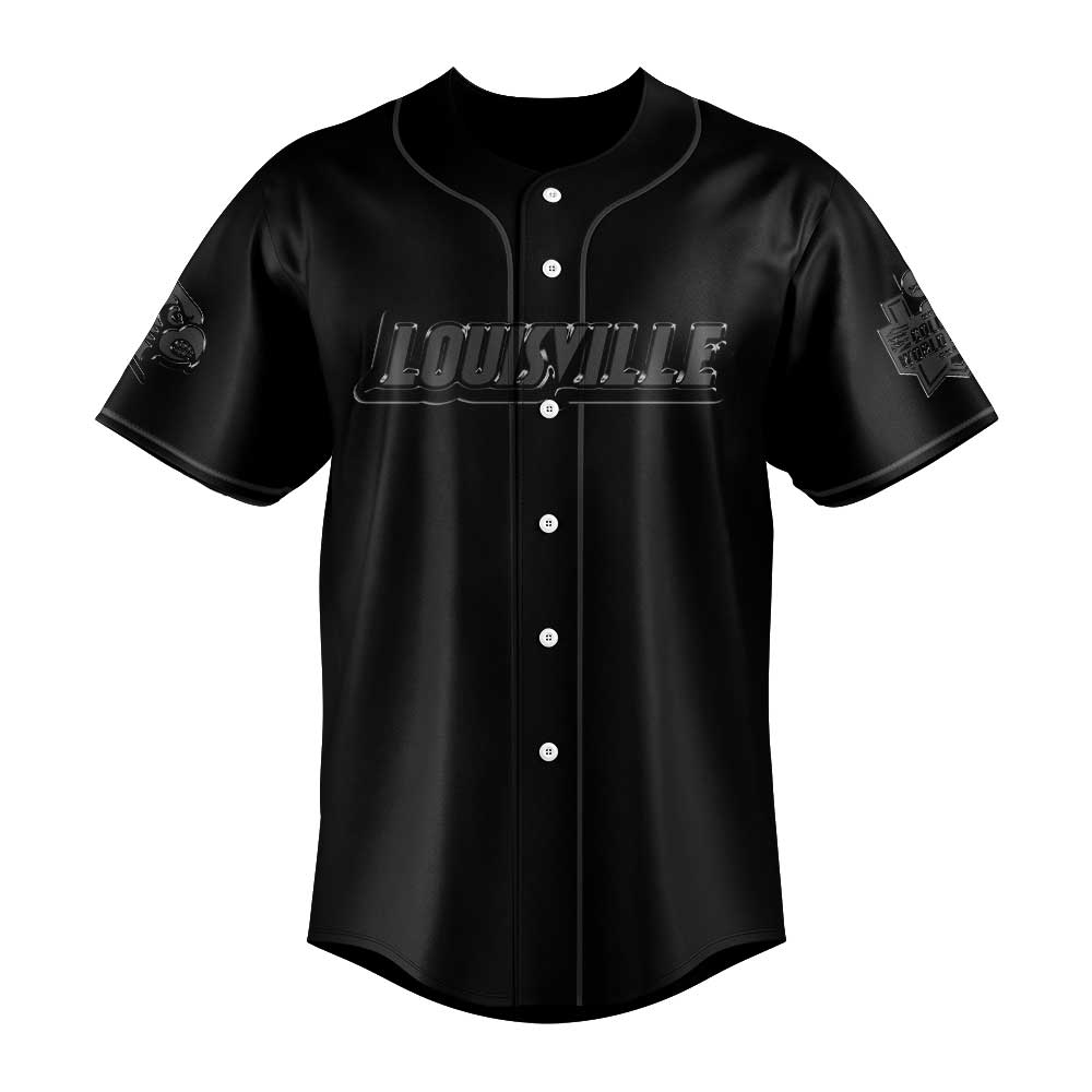 Limited Edition Louisville Baseball Back In Black Jersey