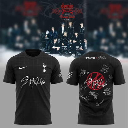 Limited Edition Tottenham Hotspur x Stray Kids Show Black TShirt