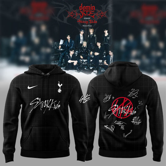 Limited Edition Tottenham Hotspur x Stray Kids Show Black Hoodie