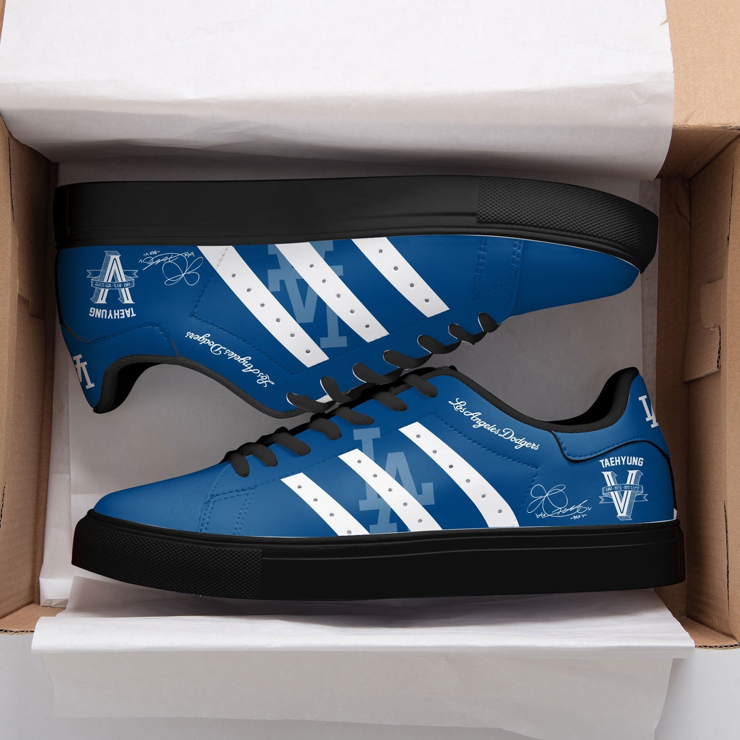 Los Angeles Dodgers x V BTS Limited Edition Stan Smith Shoes