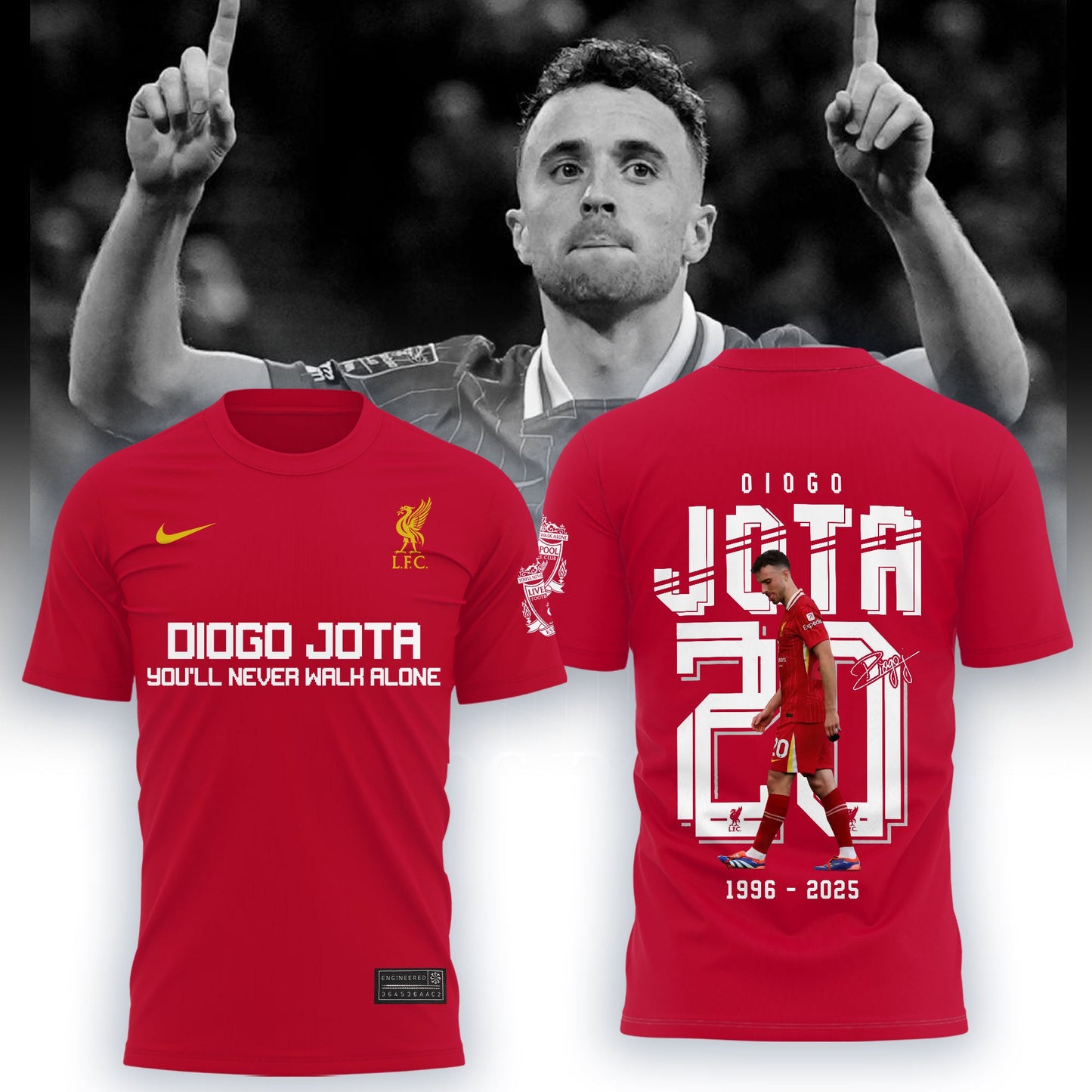 Diogo Jota Thank You For Memories T-Shirt
