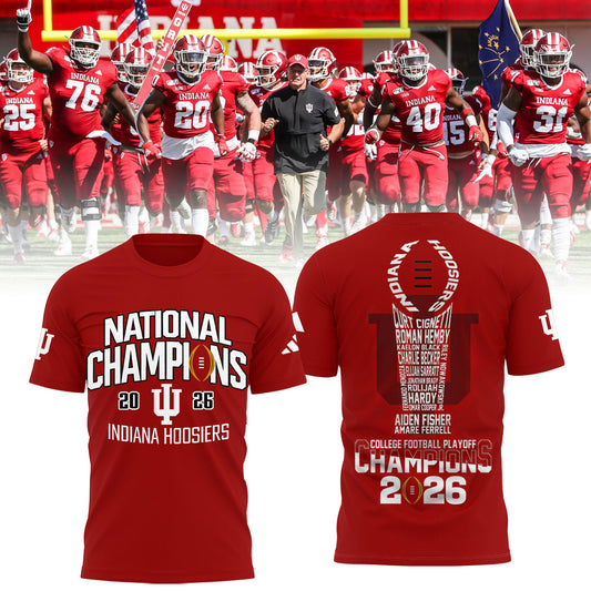 Indiana Hoosiers National Champions 2025/26 T-Shirt