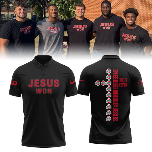 Limited Edition JESUS WON Polo
