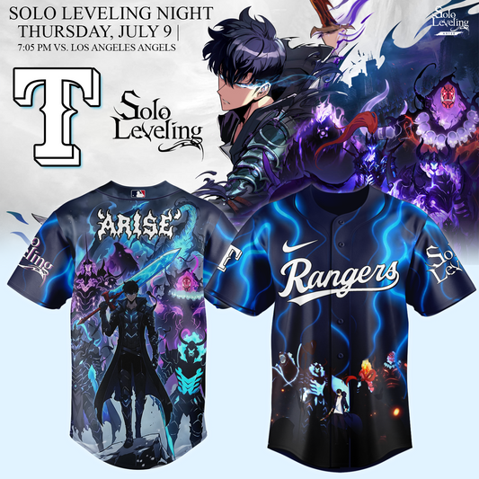 Texas Rangers x Solo Leveling Limited Jersey