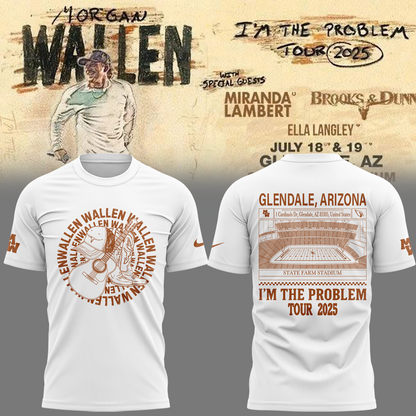 Special New Morgan Wallen x Arizona Cardinals Tshirt