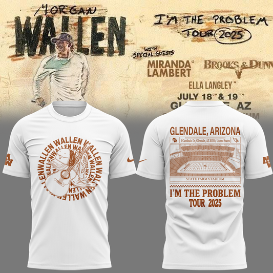 Special New Morgan Wallen x Arizona Cardinals Tshirt