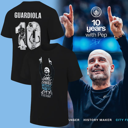 Man City Thank You Pep Limited Edition T-Shirt