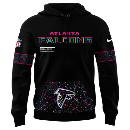 Atlanta Falcons Nike Black 2025 NFL Crucial Catch Limited Edition Hoodie