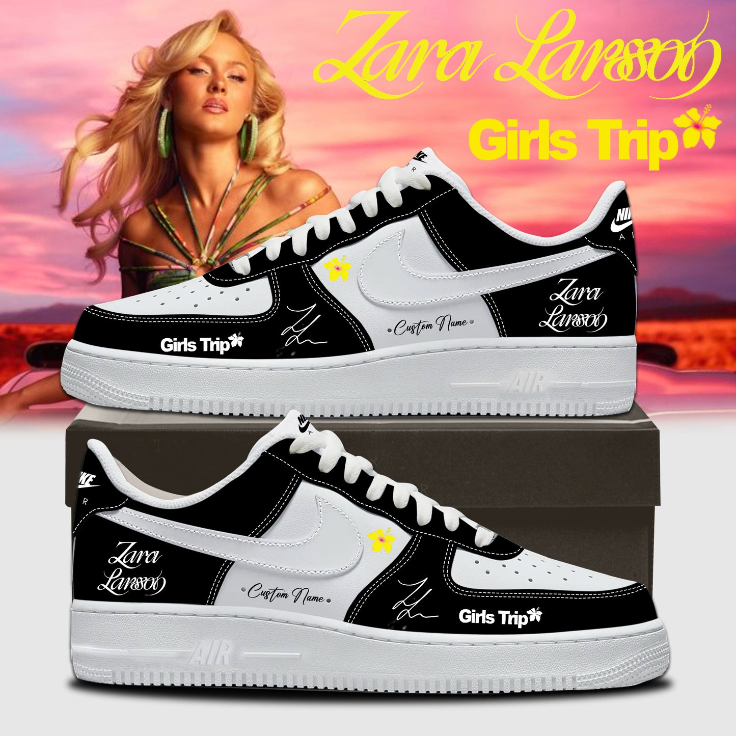 Zara Larsson “Midnight Sun Girls Trip” 2026 Limited Edition Signature AF1 Sneaker