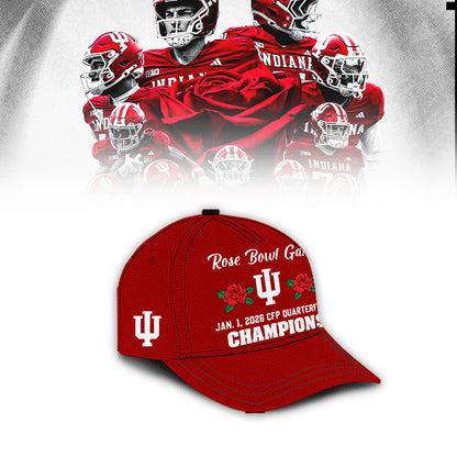 Indiana Hoosiers 2026 Rose Bowl Champions Limited Combo TShirt