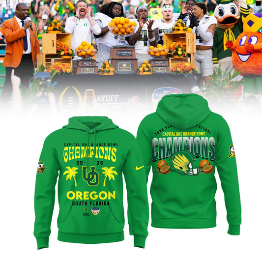 Oregon Football Quarterfinals Uniform Combo Hoodie 2026