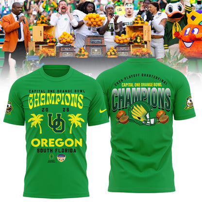 Oregon Ducks Football Back In Black 2025 Combo T-shirt
