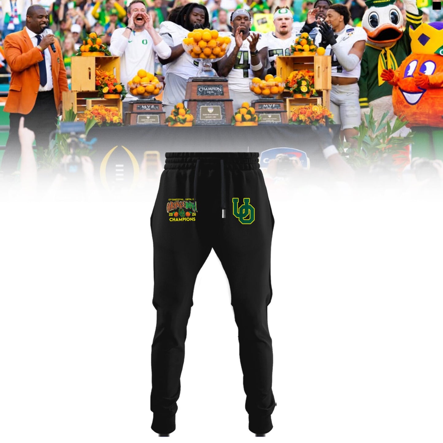 Oregon Football Quarterfinals Uniform Combo Hoodie 2026