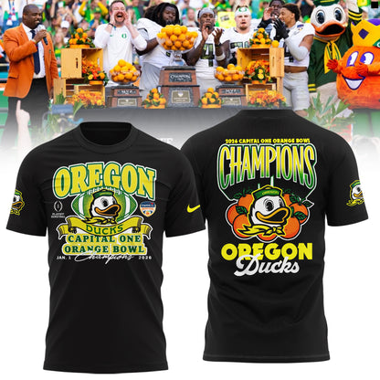 Oregon Ducks Football Back In Black 2025 Combo T-shirt