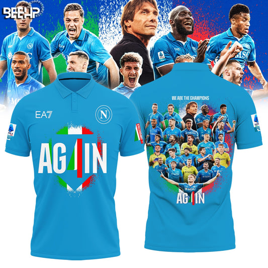 SSC NAPOLI CAMPIONE Dâ€™ITALIA 2025 Polo