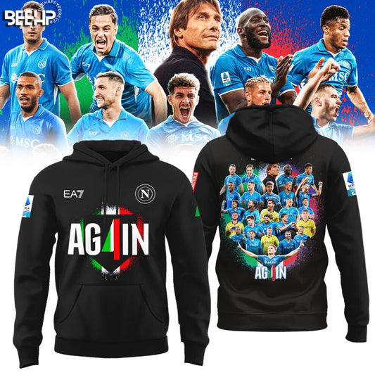 SSC NAPOLI CAMPIONE Dâ€™ITALIA 2025 Hoodie