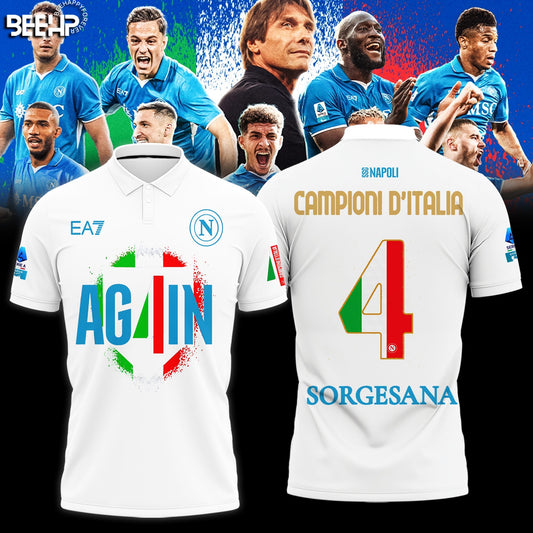 SSC NAPOLI CAMPIONE Dâ€™ITALIA 2025 Polo