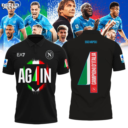 SSC NAPOLI CAMPIONE Dâ€™ITALIA 2025 Polo
