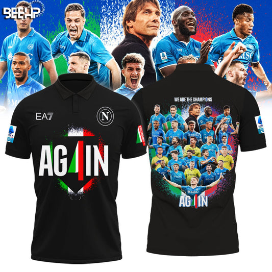SSC NAPOLI CAMPIONE Dâ€™ITALIA 2025 Polo